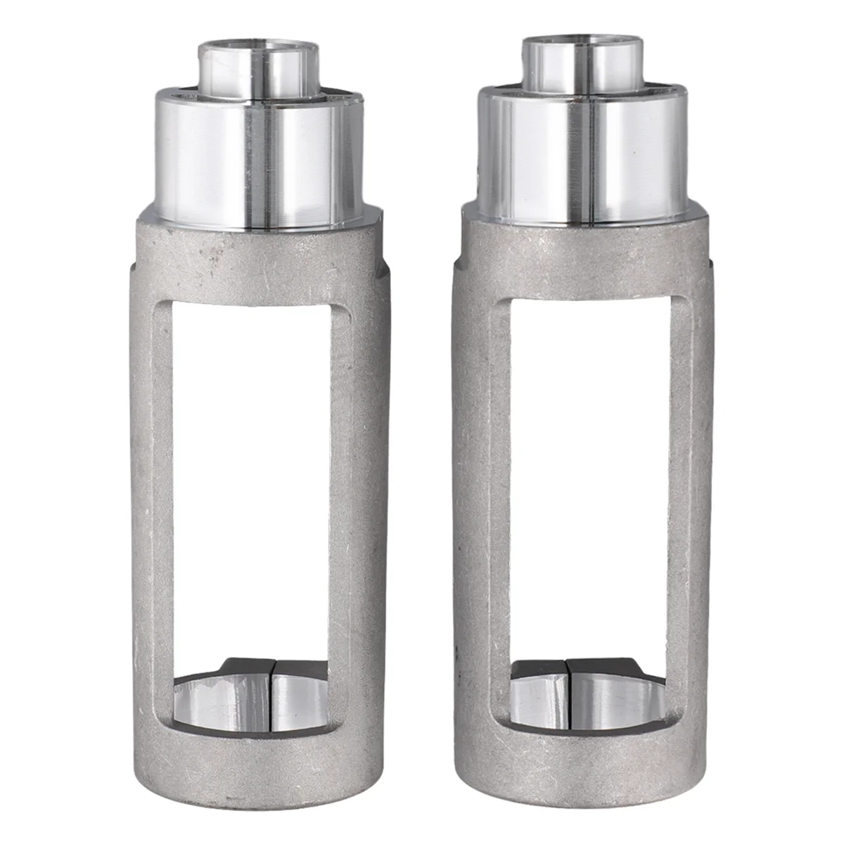 L33A_Two-Pack Square Hole Drill Bit Adapter Drill Bit Holder Professional Accessory Adapter Mortise Drill Bit for Hand Drill