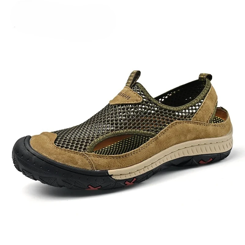 Men's Casual Shoes Lightweight Breathable Mesh Men Sneakers Rubber Sole Non-Slip Men's Summer Shoes Outdoor Fashion Men Shoes