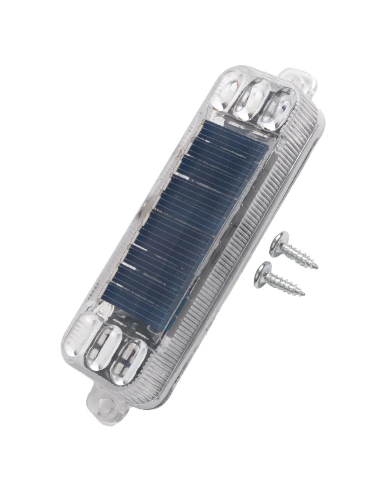 Collision Prevention Light Motorcycle Solar Light Motorcycle Light Solar Powered Waterproof Design Easy Installation