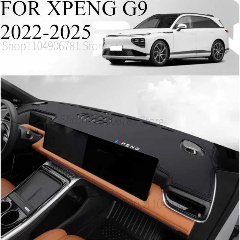 FOR XPENG G9 2022-2025 Car Dash Mat Dashmat Dashboard Mat Cover Sun Shade Dash Board Cover Carpet Accessories