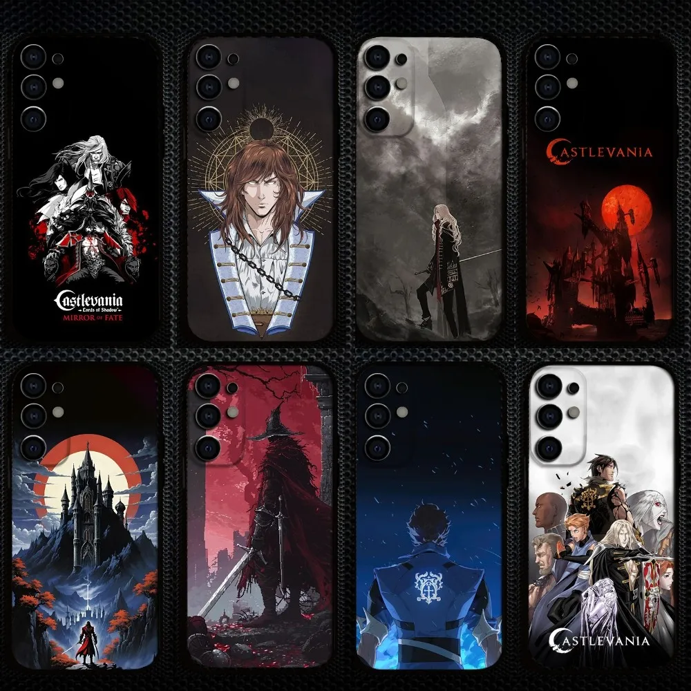

Castlevania Series Phone Case For Samsung S25/S24/S23/S22/S21/S20/Plus,Fe,Lite/Others Black Cover