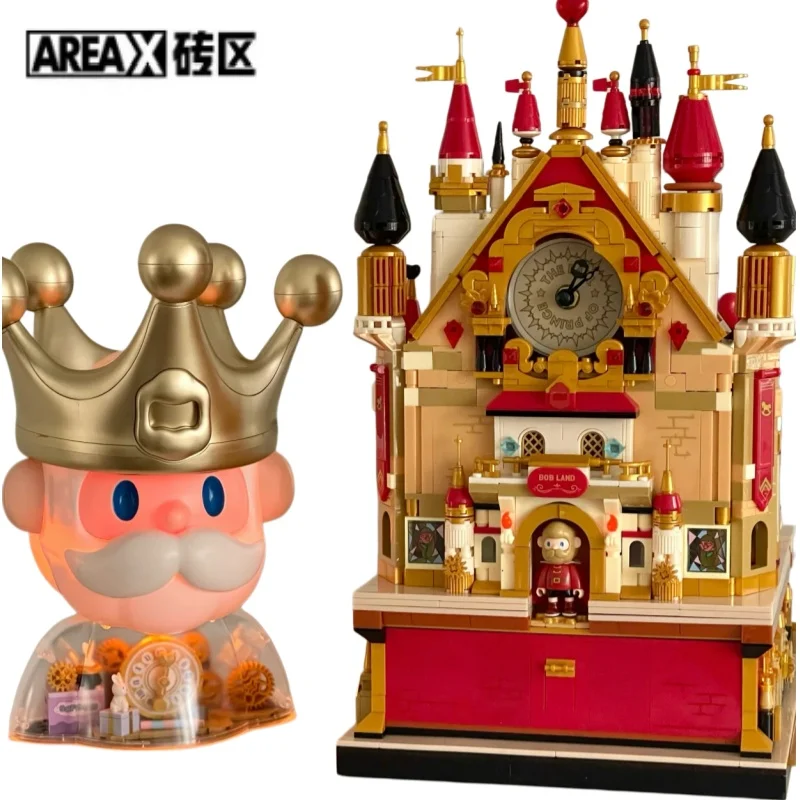 AREAX FINDING UNICORN Building Blocks BOB King Assembling Large Anime Toy Models Desktop Ornaments NEW Children's Holiday Gifts
