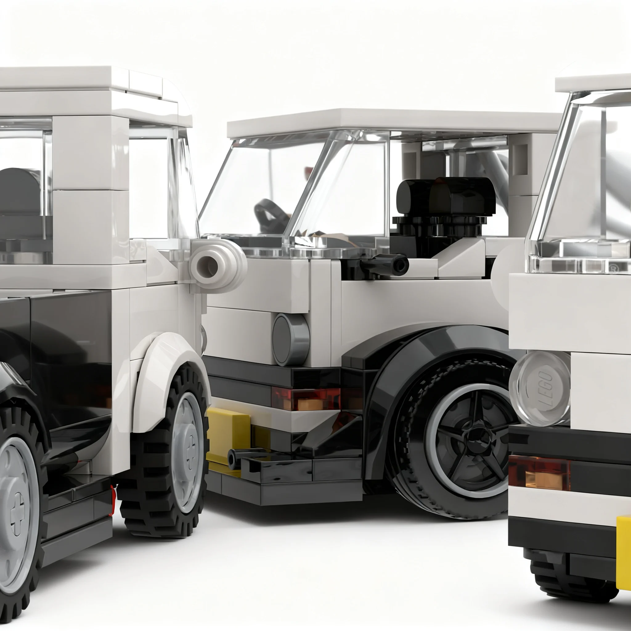 296pcs MOC city Champions 1990 Mitsubishisss Time Attack Kei Truck Model Building Blocks Christmas Gift Creative Assembly Kit