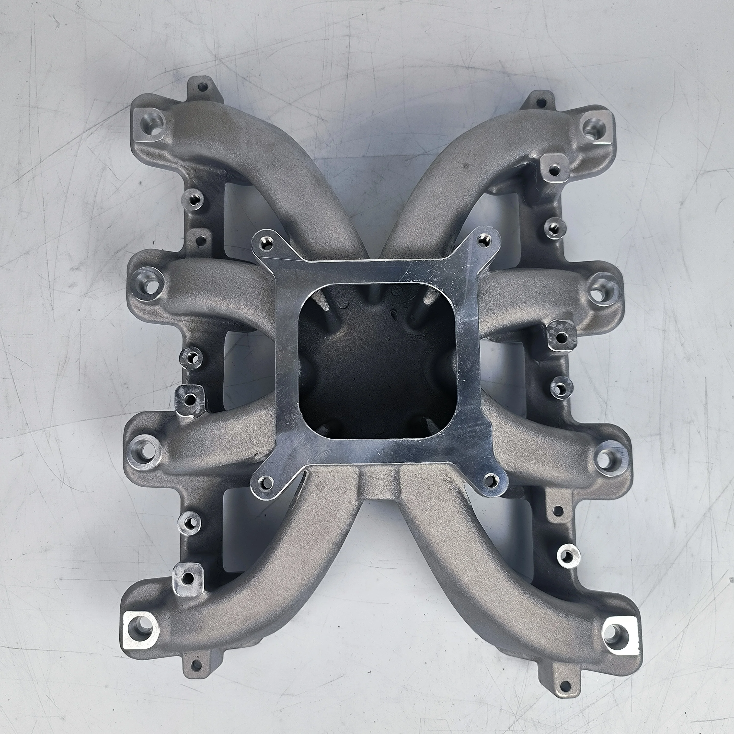 【Premium Hot Selling 】LS1/LS2/LS6  EFI Single Plane  4150 square Bore Flange Aluminum Intake Manifold