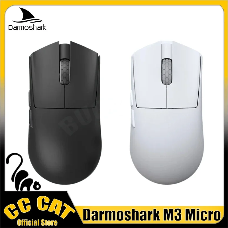 

NEW Darmoshark M3 Micro Mouses Wireless Bluetooth Mouse Gaming Mouse 3mode Paw3395 42g Support 8k Lightweight Mouse Gamer Mouses