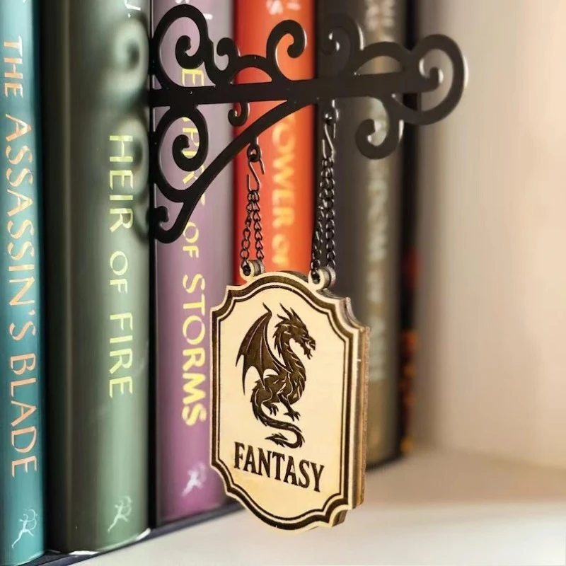 Wooden Craft Book Divider Creative Cultural Bookmark Separat