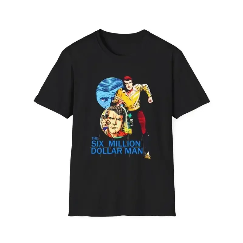 The Six Million Dollar Man Unisex Softstyle T-Shirt, Steve Austin, Lee Majors