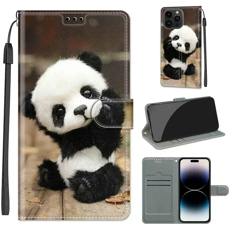 Wallet Flip Case For OPPO A58 A58X A8X A78 A1X A1 A57 A77 A17 A17K A15 A53 A54 A74 A36 A76 A96 4G Magnetic Leather Back Cover