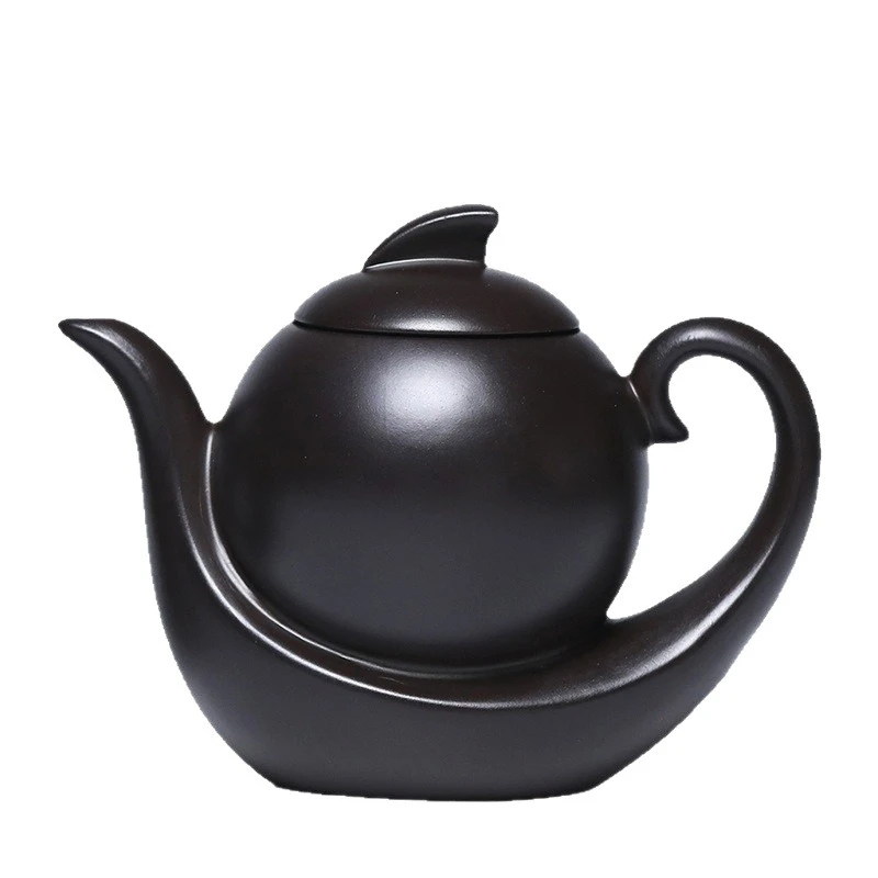 Yixing Raw Ore Handmade Purple Clay Teapot Smooth Sailing Kung Fu Tea Set for Home Office Gift