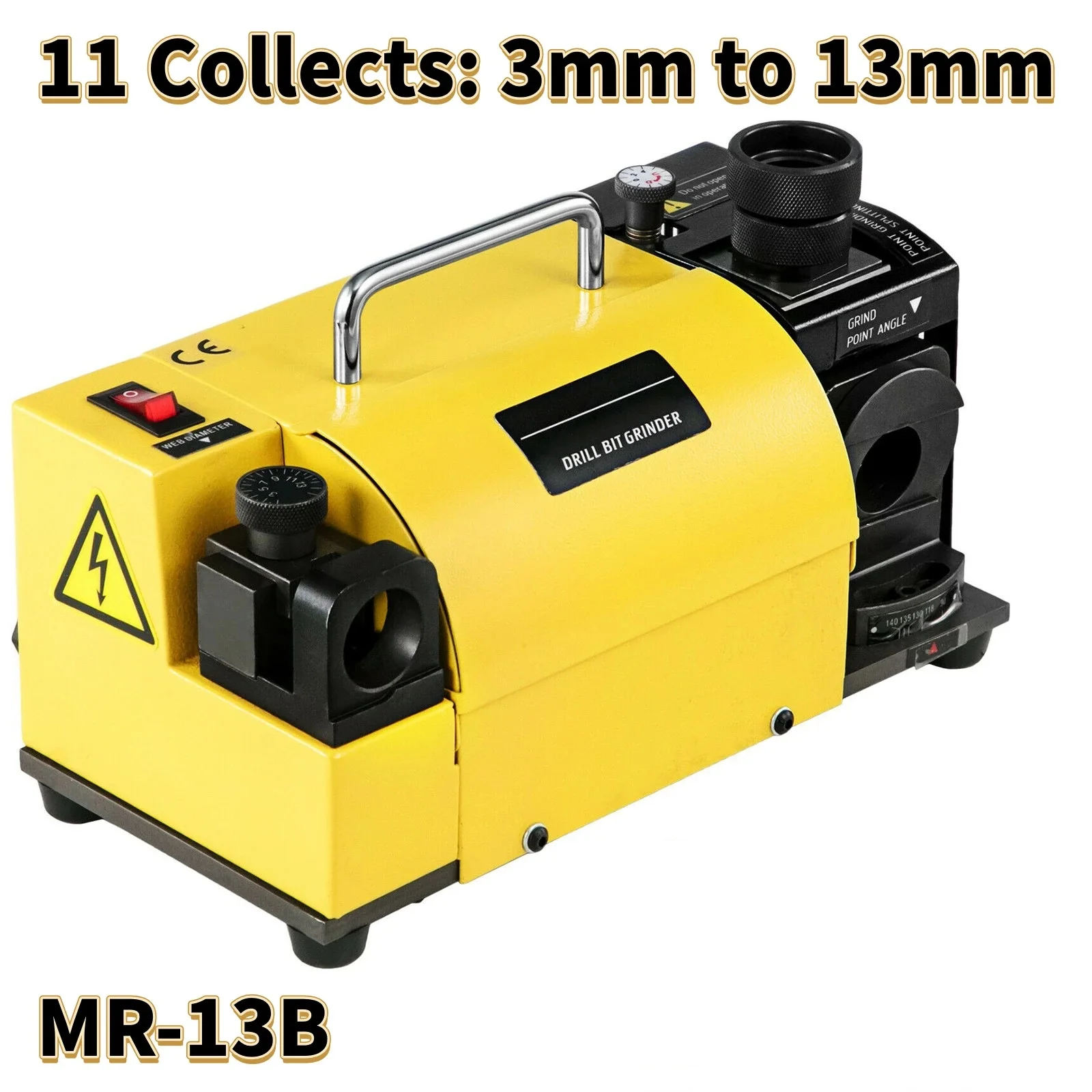 Imagem -02 - Livter Apontador de Broca Moagem Máquina de Afiar Mr13b Bit Afiar Ferramentas Mm15 mm Afiar Broca Máquina 110v 220v