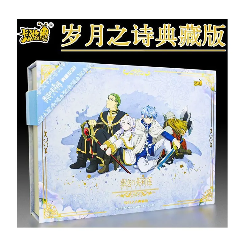 KAYOU Frieren: Beyond Journey's End Series 1 Cartão Eterno Pacote 4 Álbum de Cartão de Grade Coleção Genuína Cartão de Anime Presente de Aniversário