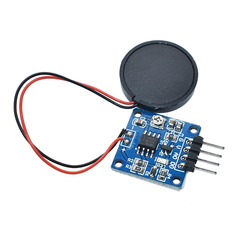 5V Piezoelectric Film Vibration Sensor Switch Module Piezoelectric Shock Tap Sensor TTL Level Output For Arduino UNO MEGA2560