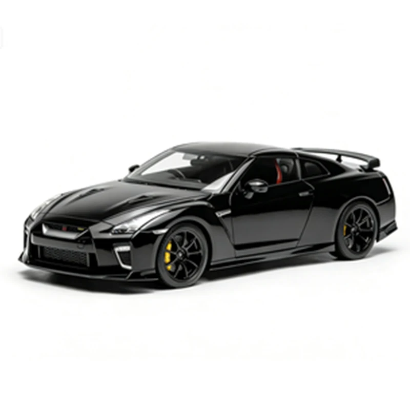 MH 1:18 Nissan GT-R R35 50th Anniversary Diecast Scale Car Model Simulation Limited Edition Collectible Vehicle Boy Birth Gift