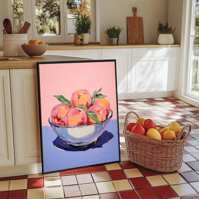 Colorful Summer Popsicle Poster Still Life Dining Room Breakfast Food Prints Canvas Painting Wall Art Picture Home Kitchen De