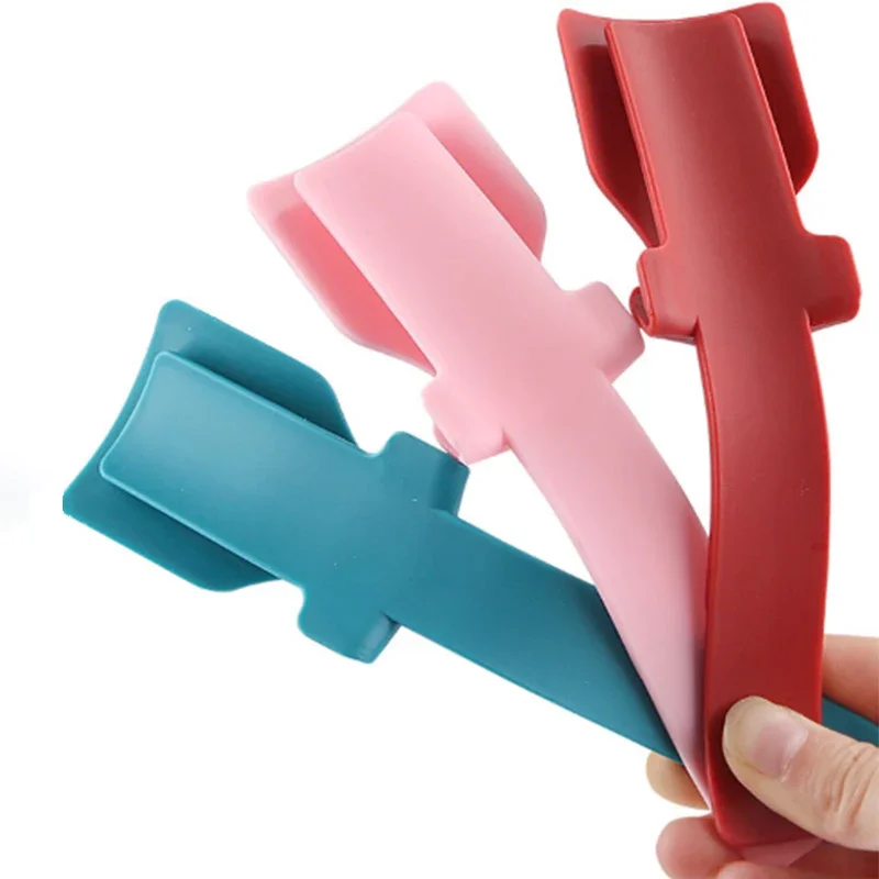 1 par de zapatos perezosos de plástico Unisex, calzador portátil, calcetín, deslizador de zapatos, mango de viaje, ayudante de elevación