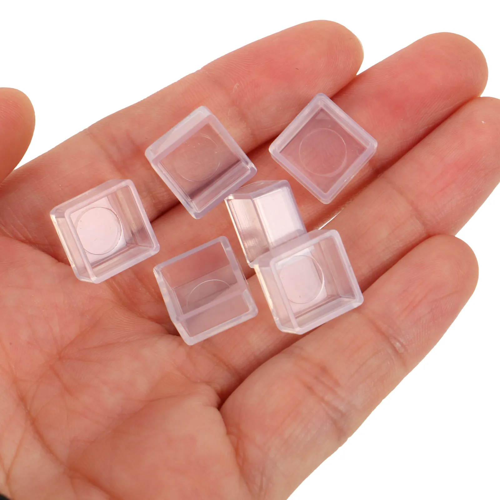 

25Pcs Watercolor Half Pans Empty Plastic Paint Containers for Acrylics Oils DIY Painting Tools Lightweight Compact for Travel