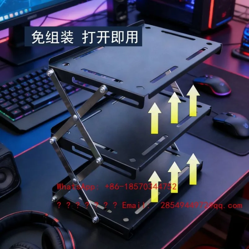 E-sports Desktop Rack Storage Multi-function Folding Table Convenient Office Finishing Rack