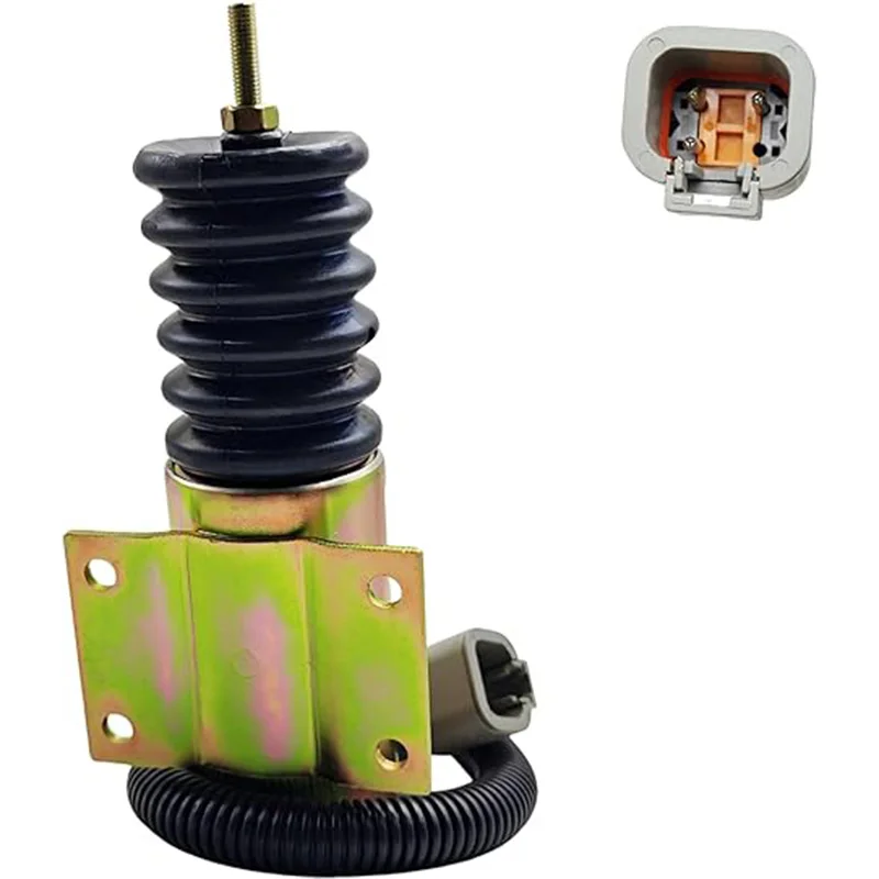 

12V 3-Terminal Pull Throttle Solenoid P613-A1V12 Compatible with for Trombetta Continuous Duty