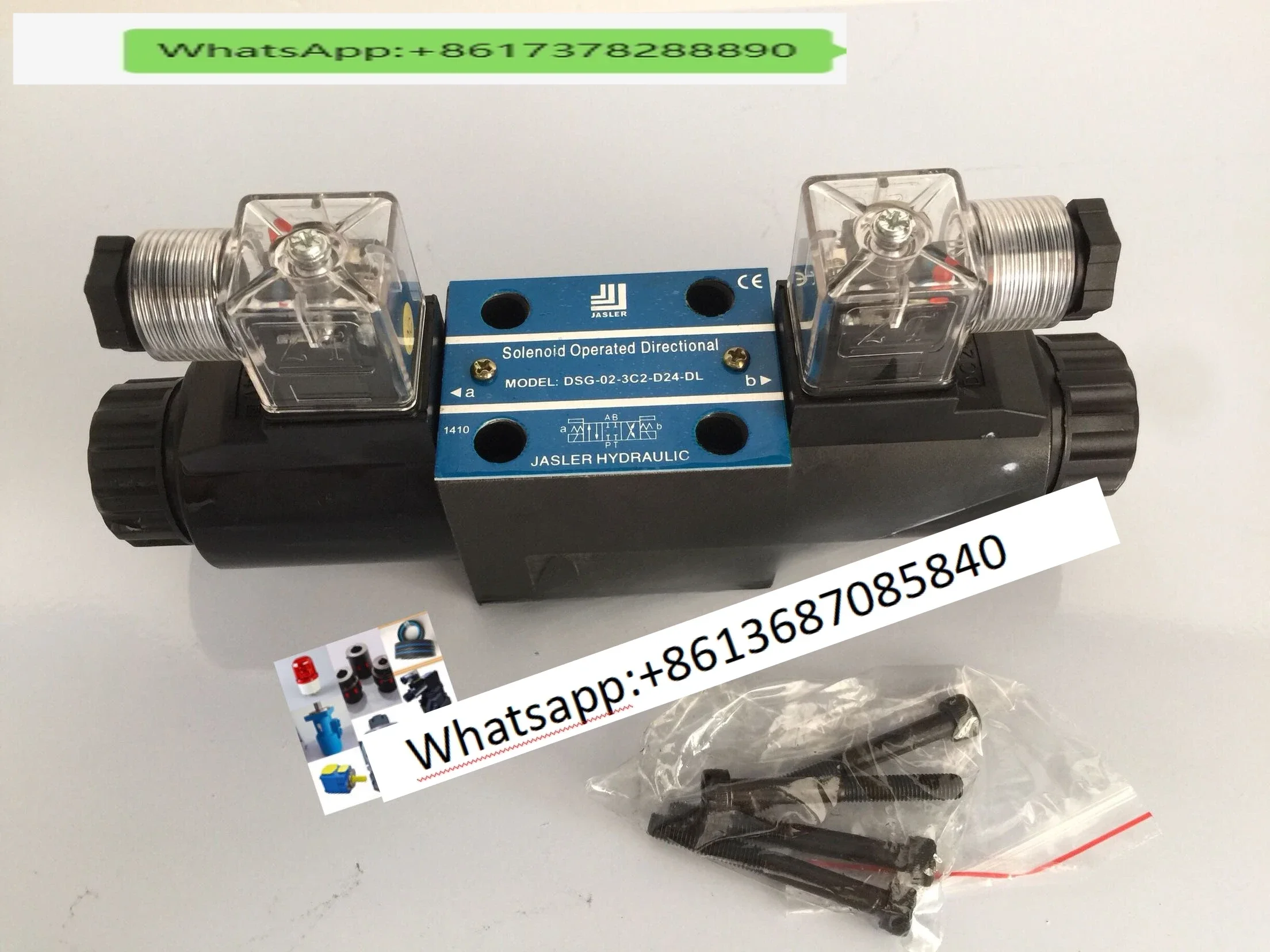 Injection Molding Machine Parts: Solenoid Reversing Valve  Core Pull  DSG-02-3C2  4WE6E  DG4V-3-2C  Type O