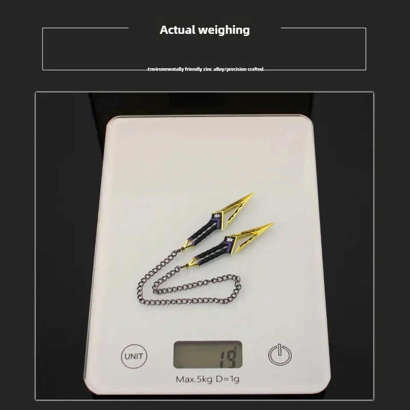 Valorant – périphériques de jeu 7cm/2.75 pouces, épées mêlées, modèle d'arme en métal Katana japonais, accessoires, ornements, cadeaux, jouets pour garçons