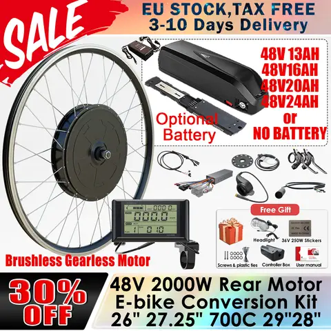 6 best sales 2000w electric bike kit - №4