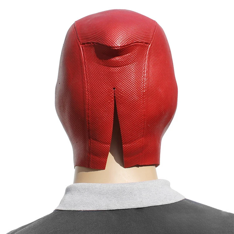 Máscara de Cosplay de Deadpool para adultos, máscara de película suave de látex, accesorio divertido para fiesta de Halloween, talla única