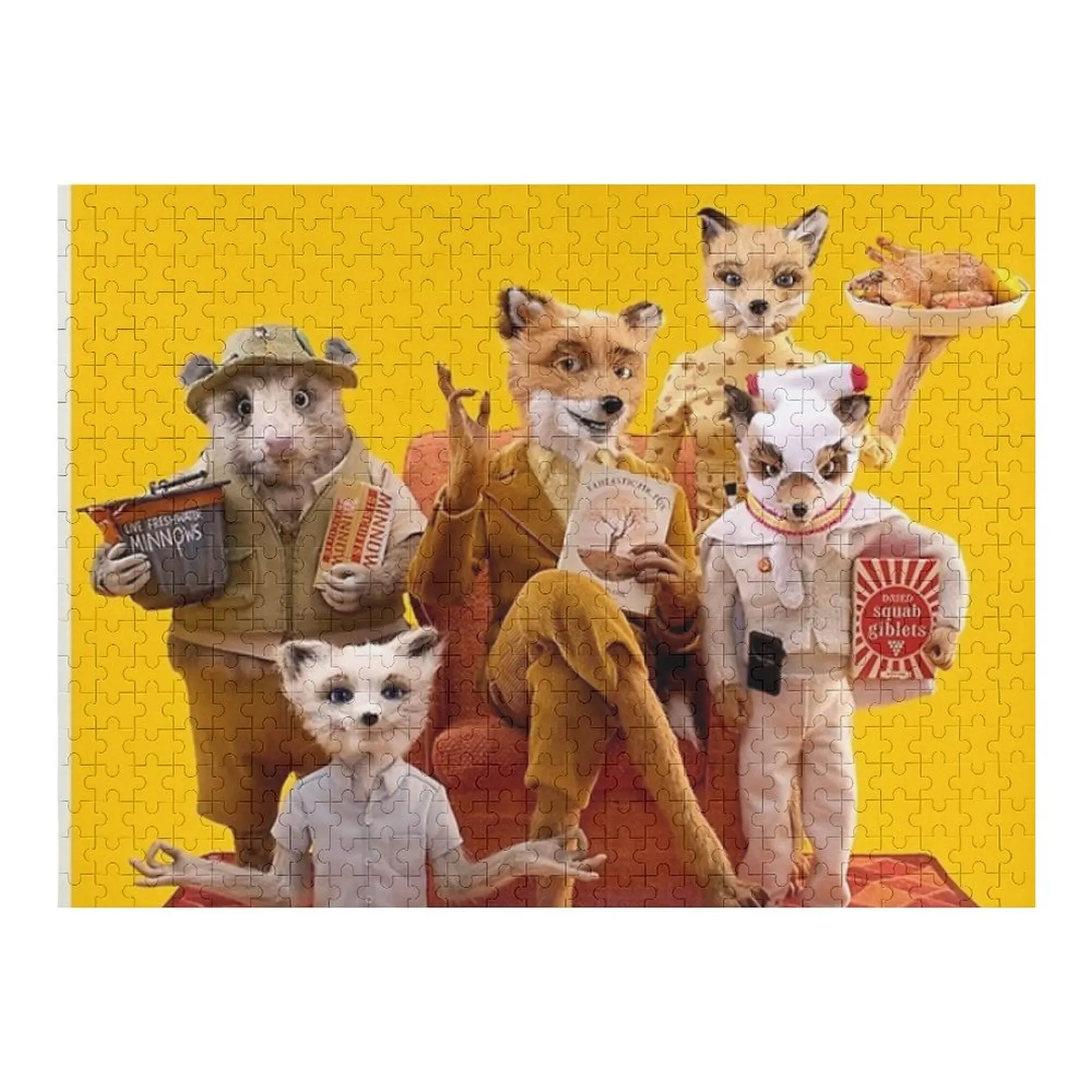 

Fantastic Mr Fox Wes Jigsaw Puzzle Wooden Jigsaws For Adults Wood Adults Custom Name Wood Puzzle