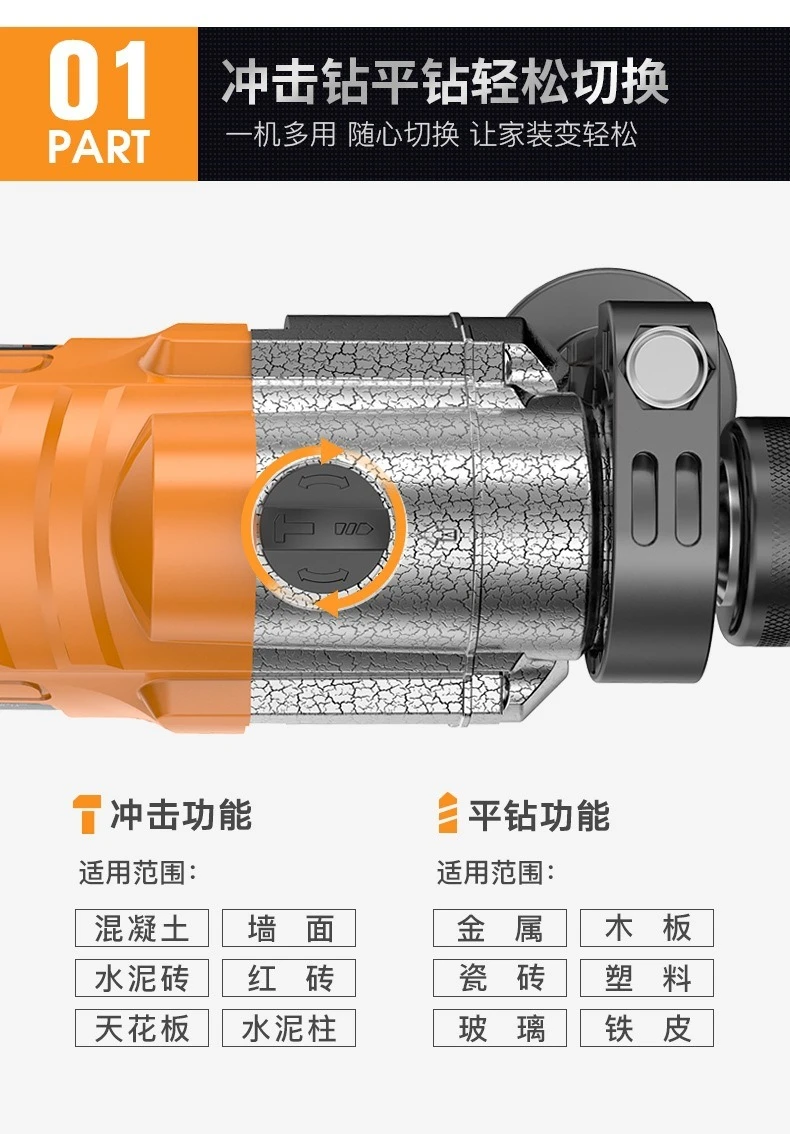 Household tool set Daquan hardware electric drill woodworking maintenance multi-functional full set of electric combination