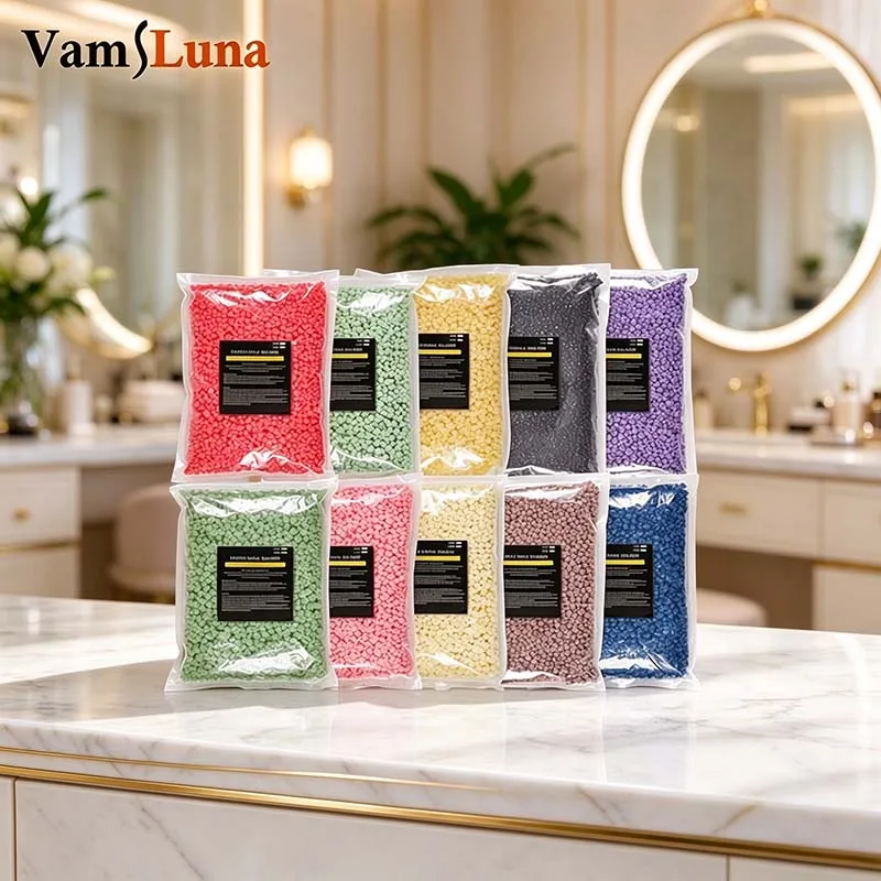Hard Wax Beans Hair Removal Wax Beads, Wax Beans for Body Depilation, Wax Beads for Women Men, Face Eyebrow Bikini Leg Armpit