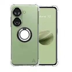 Custodia antiurto con supporto ad anello per Zenfone 10 10Z custodia morbida in TPU rinforzata a quattro angoli per Ausu Zenfone9