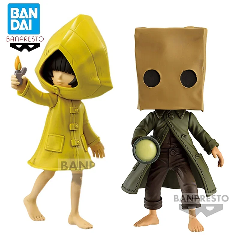 

In Stock Original Bandai BANPRESTO LITTLE NIGHTMARES 2 MONO Little Six Anime Figure Model Doll Ornament Collectible Toy Gift