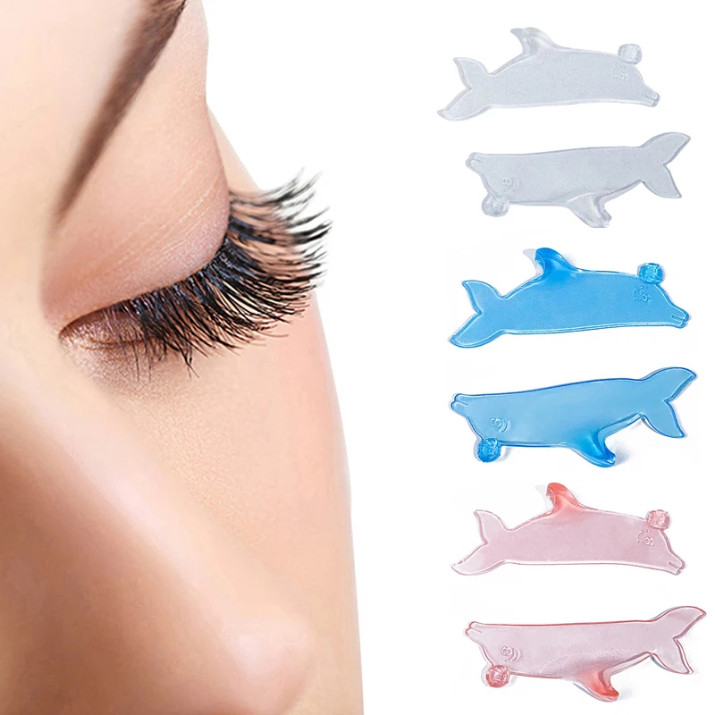 

1 Pairs Lash Lift Glue Free Silicone Eyelash Perm Pads Sticky Lashes Rods Shield Lifting 3D Eyelash Curler Applicator Tools