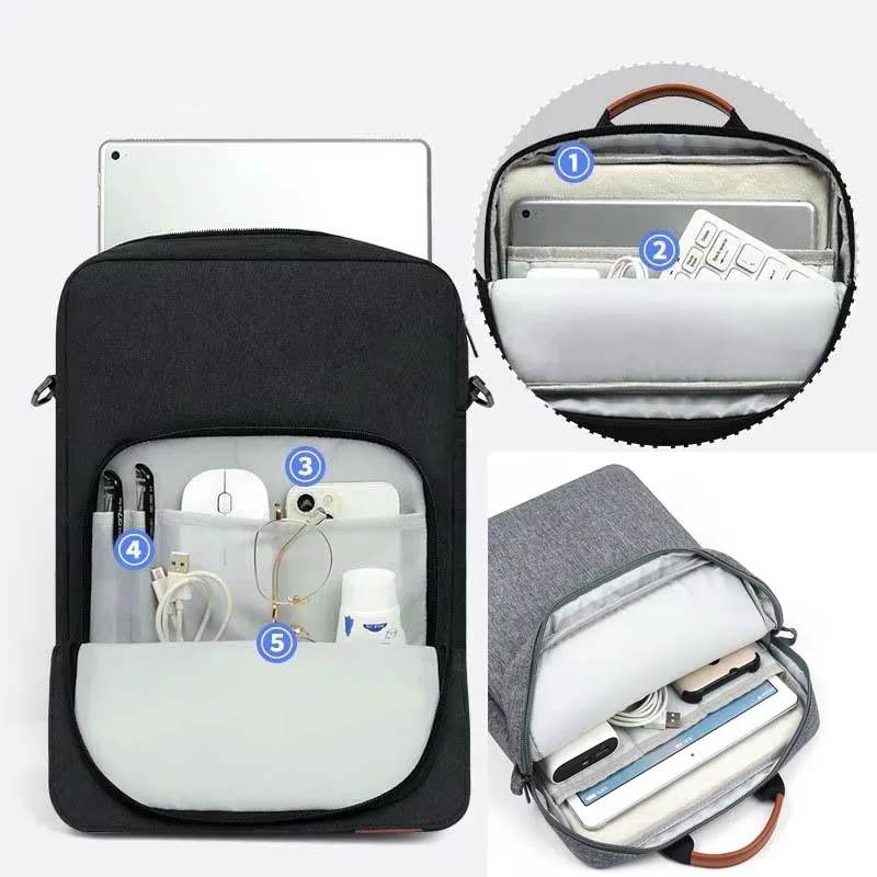 

Сумка через плечо для Infinix XPAD 20 Pro, ремешок для планшета, ручка, сумка на молнии, водонепроницаемый чехол для клавиатуры, мыши, чехол для переноски