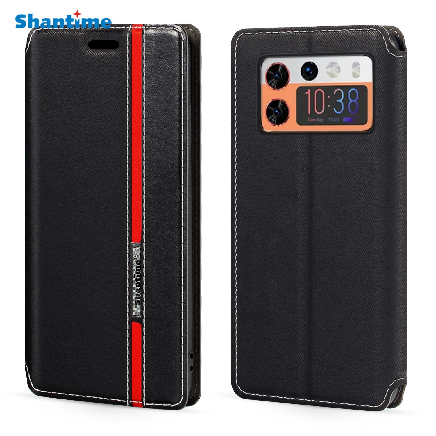 For Doogee V20S Case Fashion Multicolor Magnetic Closure Leather Flip Case Cover with Card Holder 6.43 inches