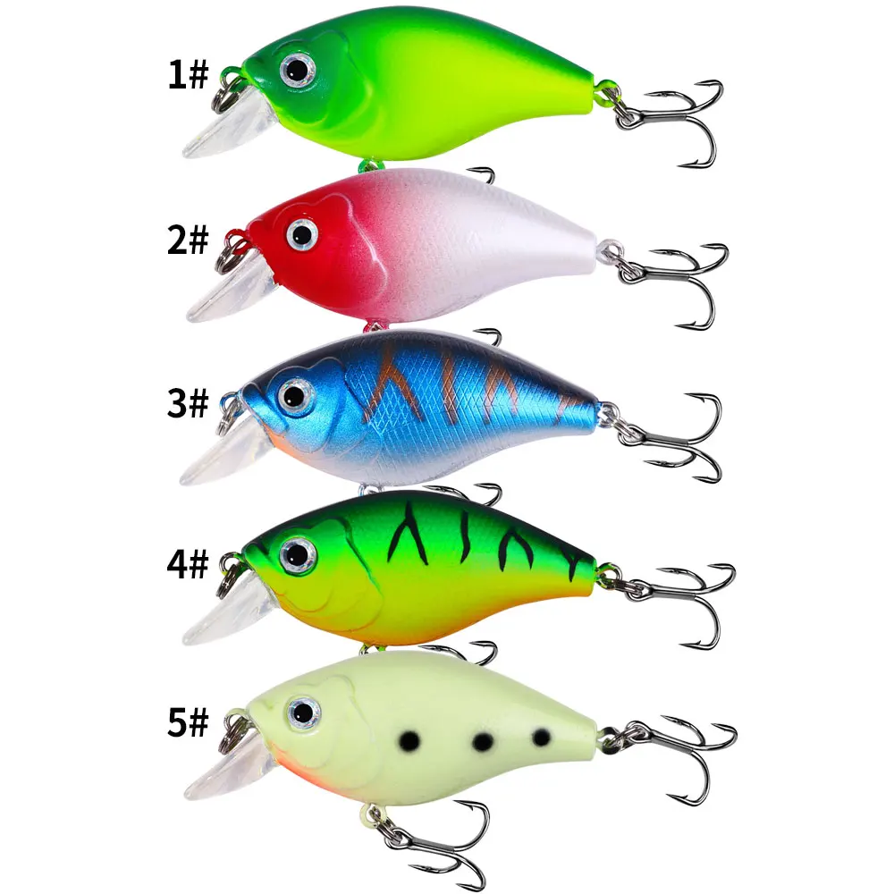 Señuelo Crankbait artificial duro para lucio con anzuelos triples - imagen 2