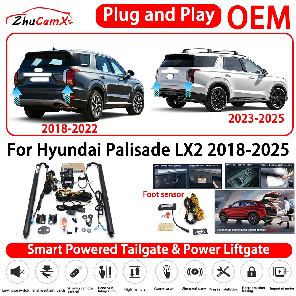 for Hyundai Palisade LX2 2018-2025 OEM Smart Powered Tailgate Power Liftgate Automatic Rear Trunk Tailgate Actuator Systemvv