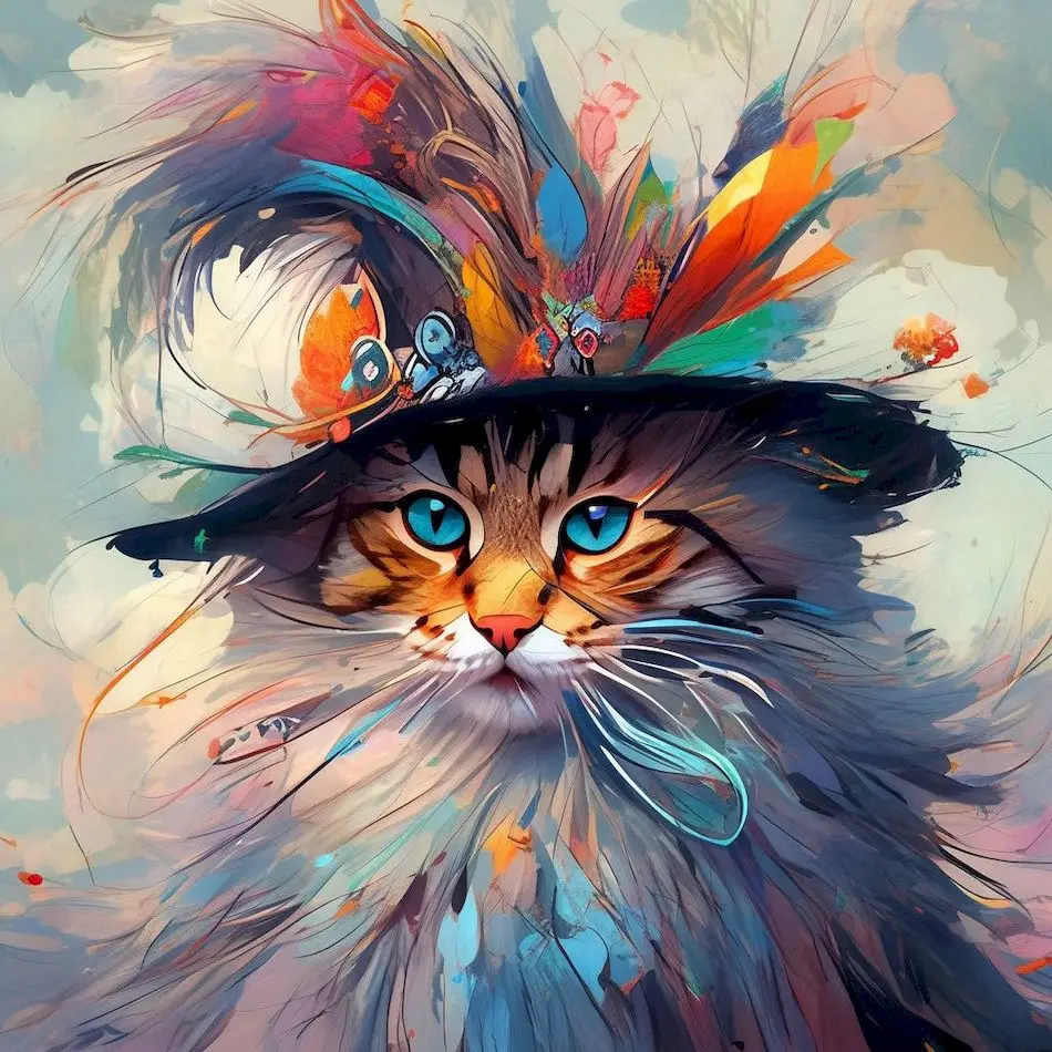 

CHENISTORY 5D Diamond Painting Cat Full Round Diamond Mosaic Animal Kit Diamond Embroidery Cross Stitch Home Decoration New