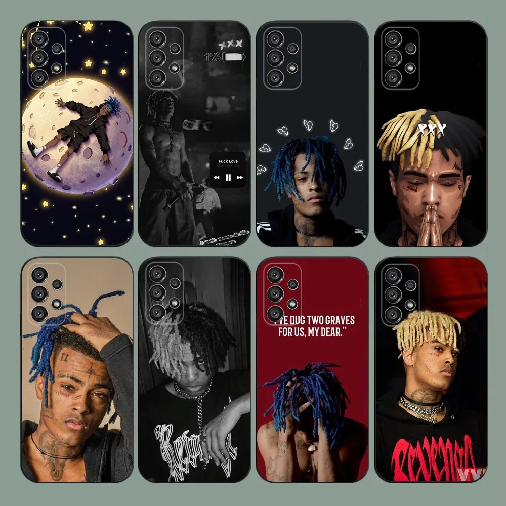 X-XXXTentacions 17 Phone Case For Samsung Galaxy A20,A21s,A22,A31,A32,A52,A53,A72,73,A80,A91 Soft Black Cover