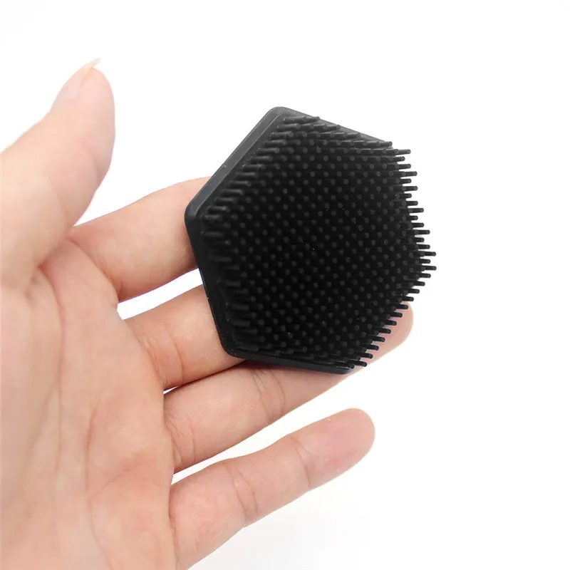 

1pcs Men's Facial Cleansing Scrub Silicone miniature facial Deep Cleansing massage Facial scrub brush beard care tool