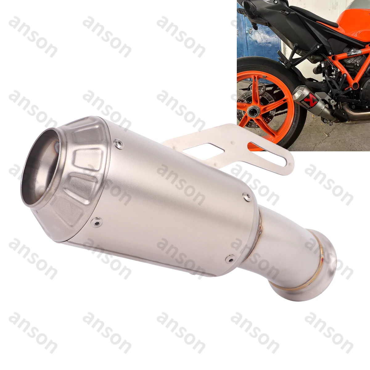 1290 Exhaust Systems Mid Link Pipe For KTM 1290 Super Duke R 2014-2022 For KTM 1390 Super Duke R Escape Moto Muffler Pipe NO DB