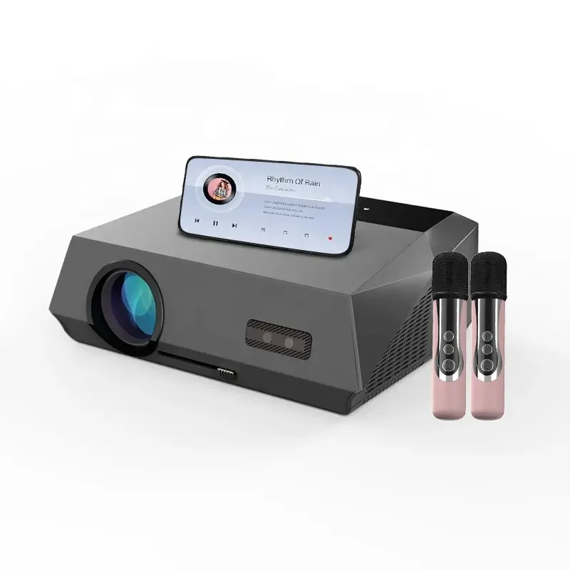 OEM A10Q Home Theater Projector 1080p/4K LED Smart Android 9.0 For 5.0 WiFi HIFI Stereo Beamer
