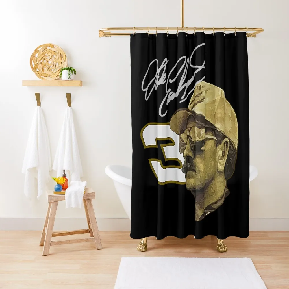 

Solid Gold Shower Curtain Waterproof Fabric Shower Window Curtain