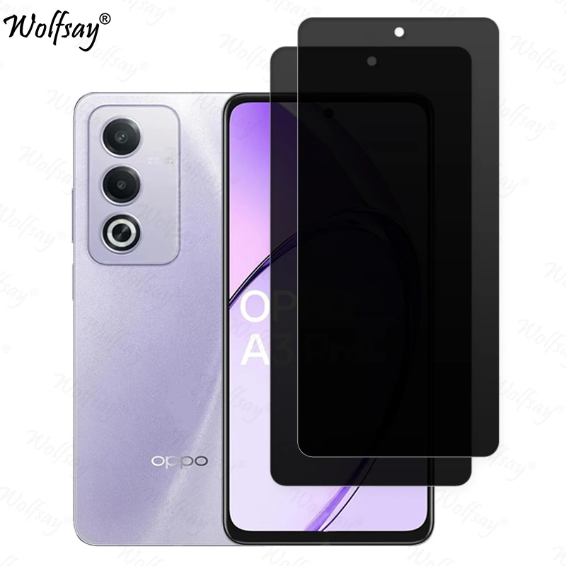 Anti-Spion gehärtetes Glas für Oppo A80 5g Sichtschutz für Oppo A80 5g Voll kleber glas für Oppo A80 5g Glas 6,67 Zoll