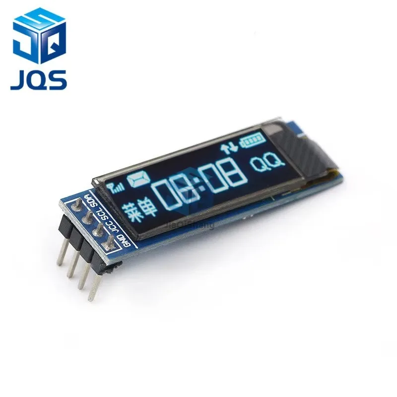 0.91 بوصة OLED وحدة 0.91 "أبيض/أزرق OLED 128X32 OLED شاشة LCD LED وحدة 0.91" IIC التواصل