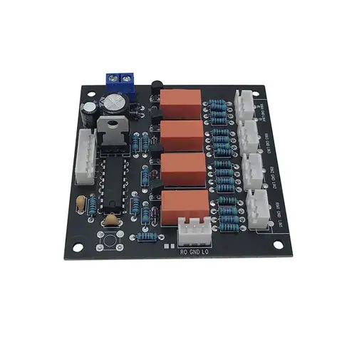 B68C Audio Distributor 4 Input 1 Output Hub Signal Selector Switch DIY Audio Source Switcher