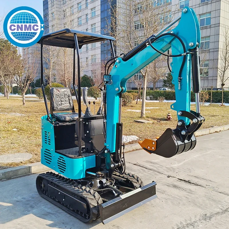 CNMC 1.2Ton Excavator Loader Mini Hydraulic Excavator Compact Digger Machine High Quality Factory Direct Sales Customizable