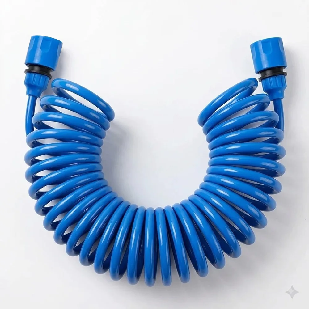 Tubo da giardino espandibile e retrattile in EVA da 10m/15m, portatile, a molla, per lavaggio auto, irrigazione fiori e prati, tubo magico a spirale