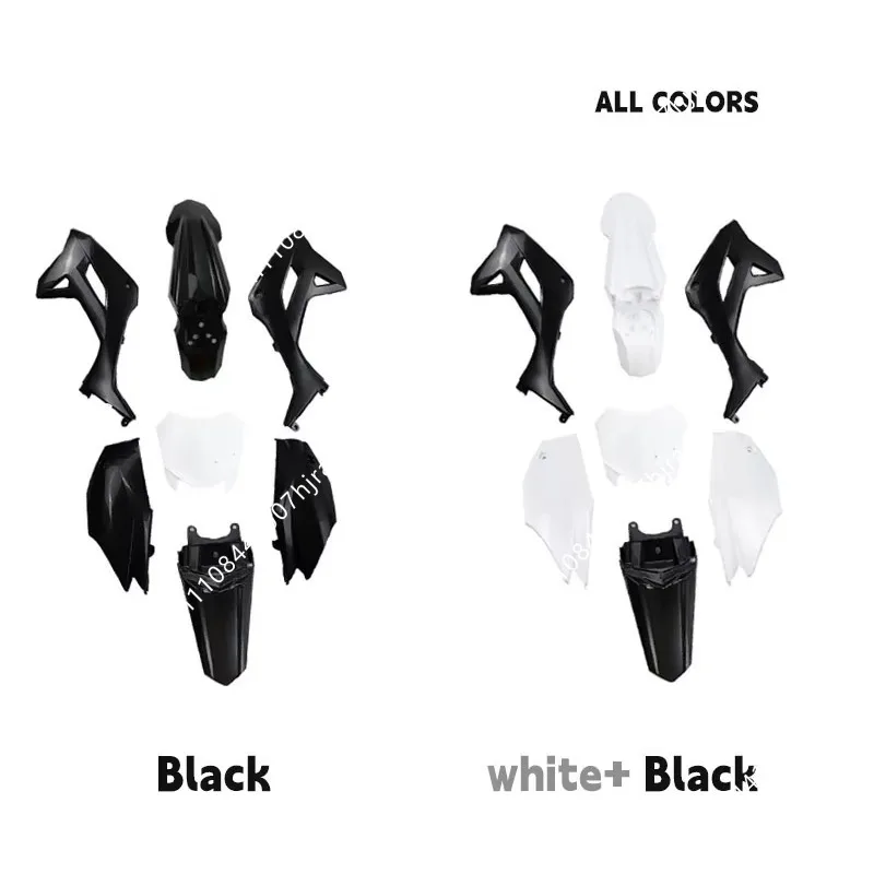 High Strength Full Plastic Body Kit Fenders Fairing Suitable For Honda CRF50 2022 Off Road Dirt Bike Replacement Accessories