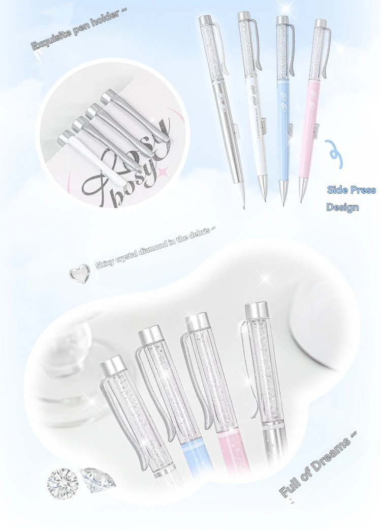 1PC Engel Automatische Mine Set Hohe Schönheit Stil Grundschüler Blei Core Set Student Spezifischen Bleistift – Detail 3