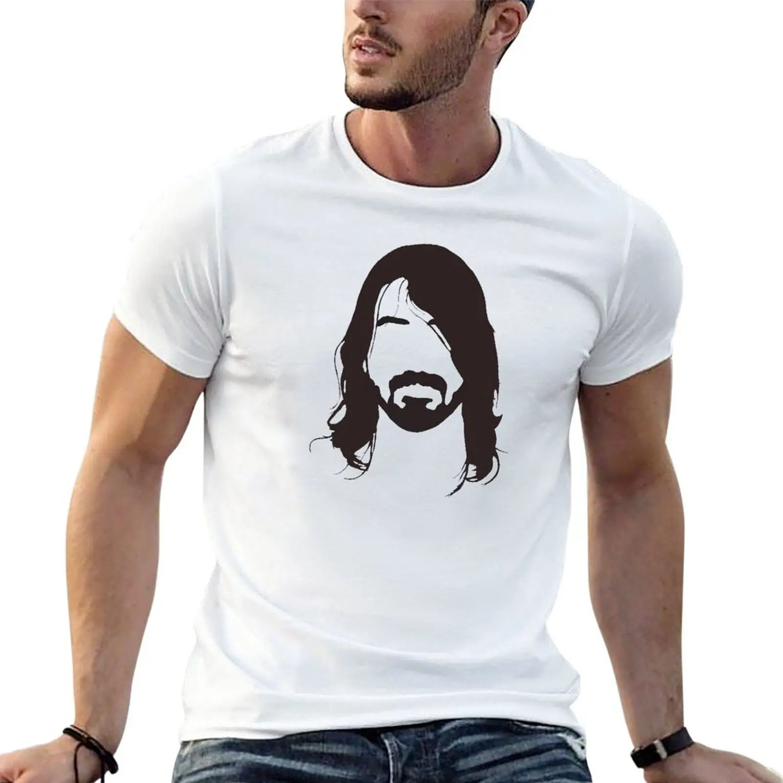 New Black Foo Mustache T-Shirt korean fashion cute clothes new edition t shirt plus size tops mens white t shirts